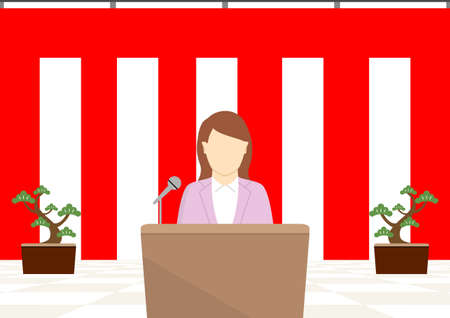 Woman 12/Haku background 10000000000000000000のイラスト素材