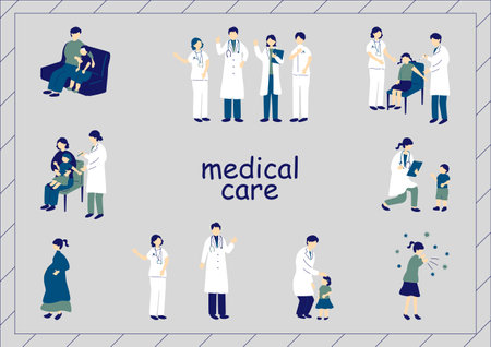 Pediatric Medical Materials Collectionのイラスト素材