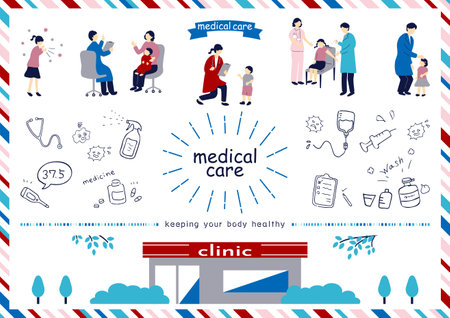 Pediatric Medical Materials Collectionのイラスト素材