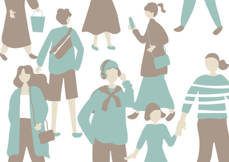 Crowd.のイラスト素材