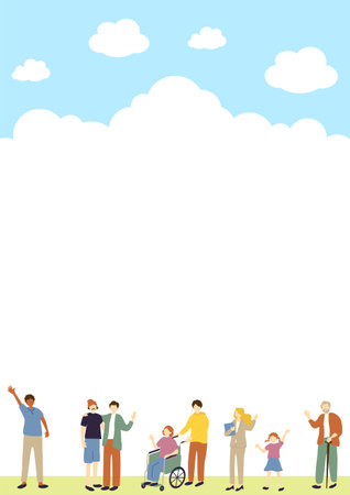 Diversity Diverse Peopleのイラスト素材