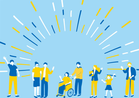 Diversity Diverse Peopleのイラスト素材