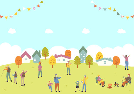 Vacationersのイラスト素材