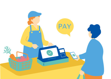 E-paymentのイラスト素材