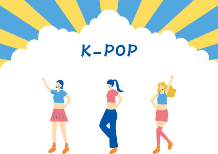 Idle speech bubble concentration line backgroundのイラスト素材