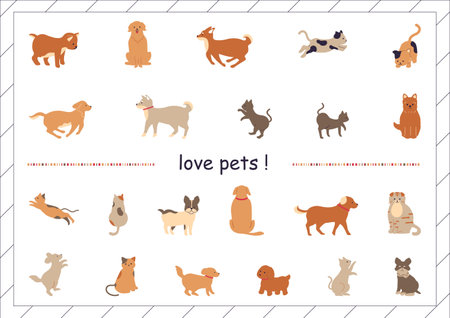 Pet Stock Illustrationのイラスト素材