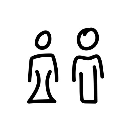 Simple vector icons. Flat illustration on themeのイラスト素材