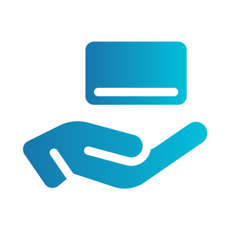 simple vector icon bank cardのイラスト素材