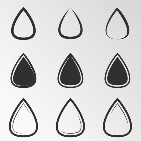 water, dropのイラスト素材