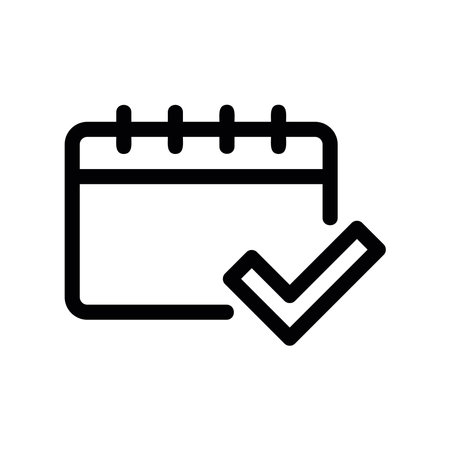 An essential design element showing the subject calendarのイラスト素材