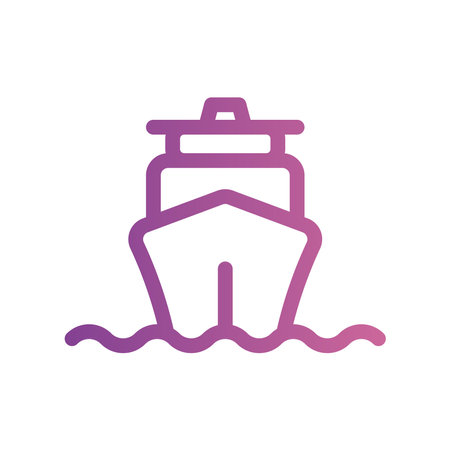 A simple icon for the theme, cargo shipのイラスト素材