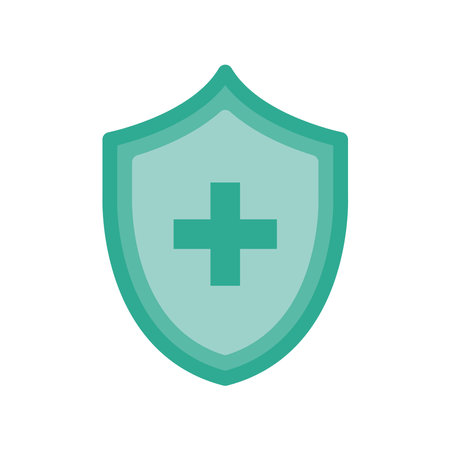 A minimalistic symbol reflecting the essence of the shield, pharmacyのイラスト素材