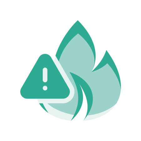 A minimalistic symbol reflecting the essence of the flammableのイラスト素材
