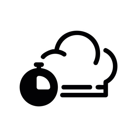 Graphic Symbol for Recipe Duration, Food Preparation, and Timingのイラスト素材