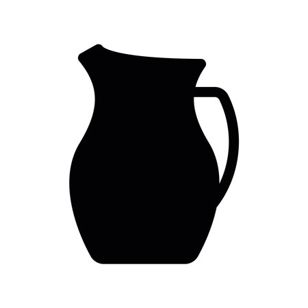 Minimalist Icon of a Carafe or Ewer for Serving Liquidのイラスト素材