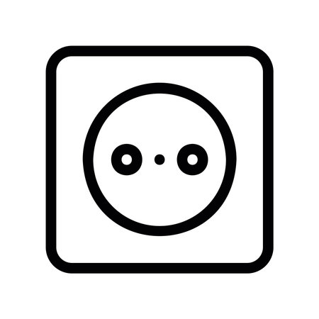 Type F Electrical Socket for Household Appliancesのイラスト素材