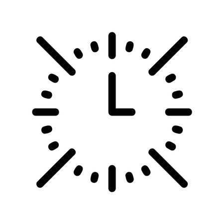 Fast Time or Deadline Symbol with an Exploding Effect
