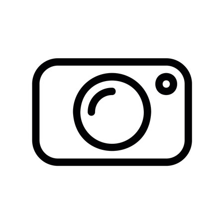 Simple vector icon photo cameraのイラスト素材