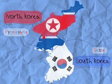 North and South Korea, Pyongyang and Seoul capital for school teaching and learning activity