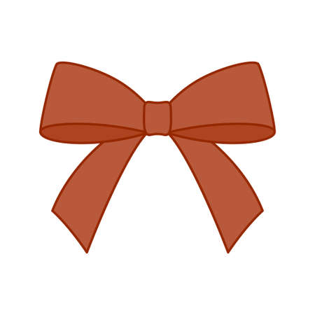 Ribbon isolated on white background. Vector illustrationのイラスト素材