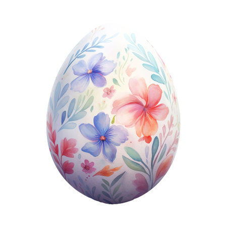 Colorful Creativity: Easter Painted Egg - Vibrant Artistry for Joyful Celebrationsの素材