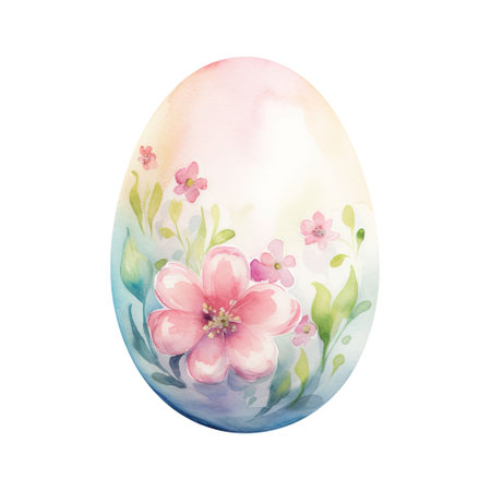 Colorful Creativity: Easter Painted Egg - Vibrant Artistry for Joyful Celebrationsの素材