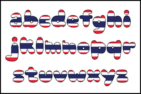 Handcrafted Travel letters color creative art typographic designのイラスト素材