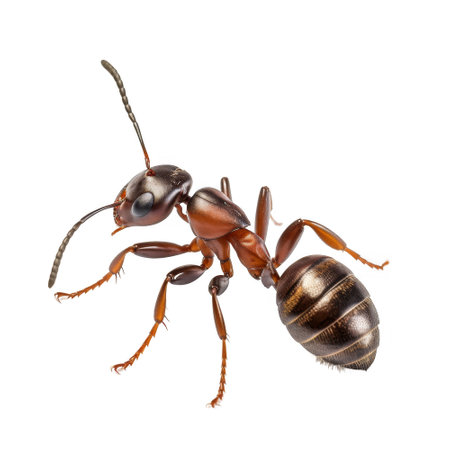 Ant Isolated on a Transparent Backgroundの素材