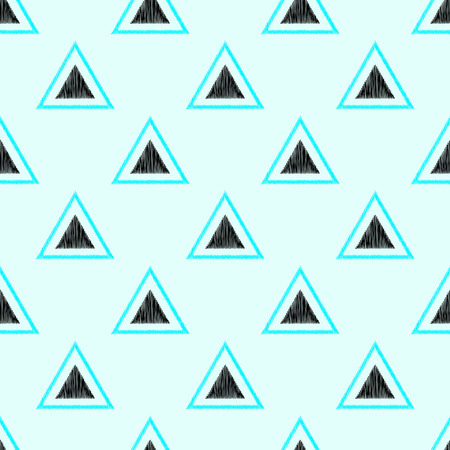 seamless geometric triangle pattern のイラスト素材