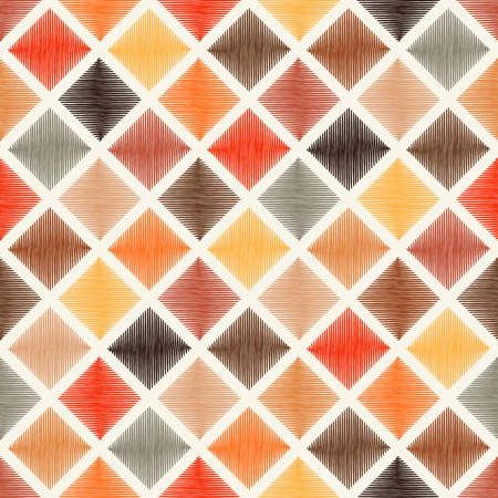 seamless geometric square pattern のイラスト素材