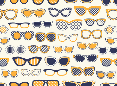seamless sunglasses pattern のイラスト素材