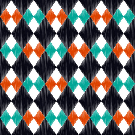 seamless rhombus pattern のイラスト素材