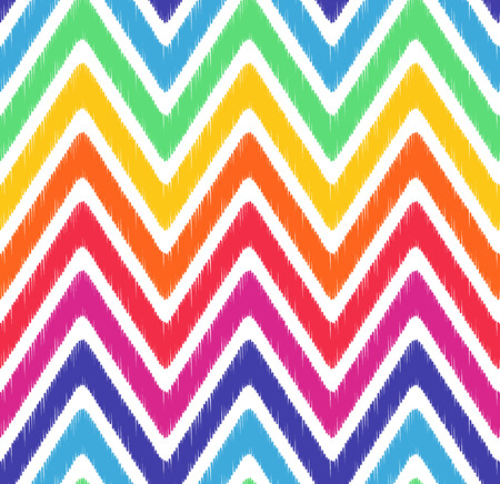 seamless wave chevron pattern のイラスト素材