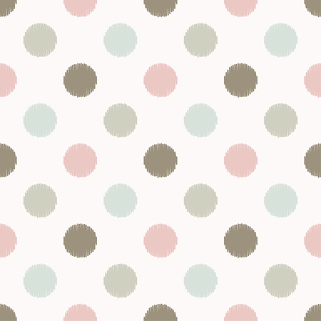 seamless circles dots pattern のイラスト素材
