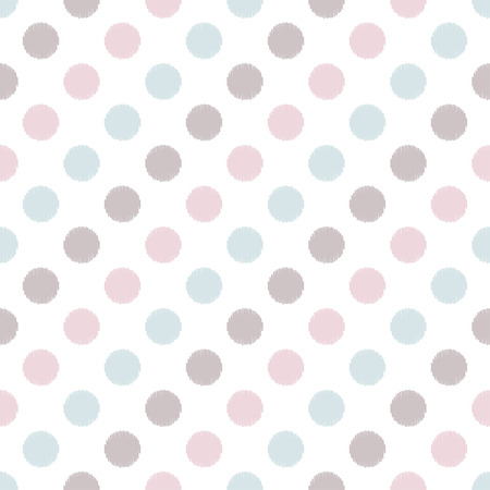 seamless circles dots pattern のイラスト素材