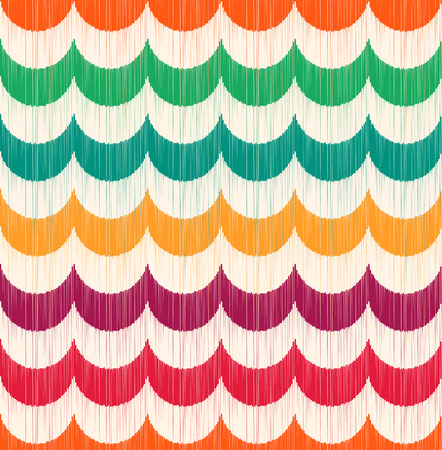 seamless wave pattern のイラスト素材