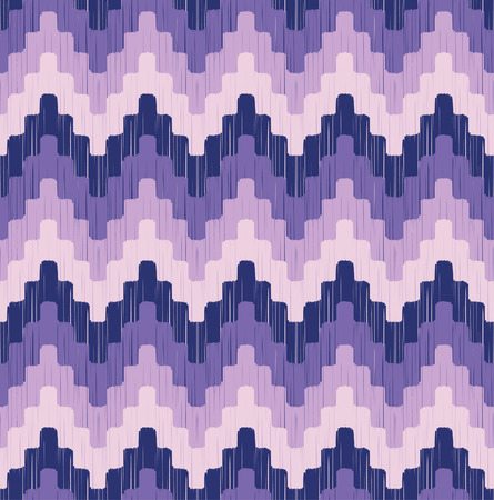 seamless horizontal wave pattern のイラスト素材