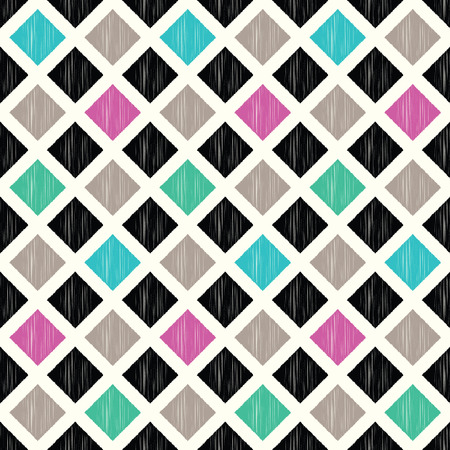 seamless geometric square pattern のイラスト素材
