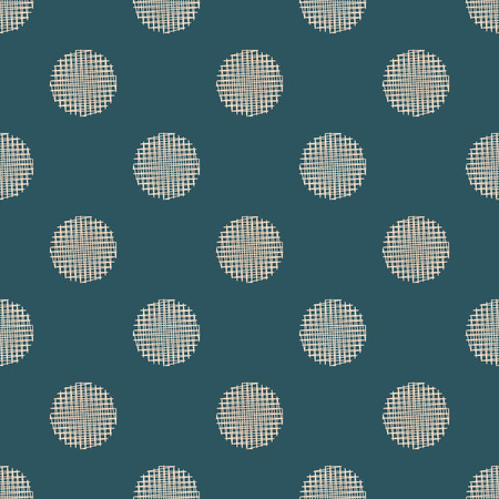 seamless polka dots circle pattern のイラスト素材