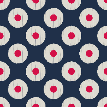 seamless circles dots pattern のイラスト素材