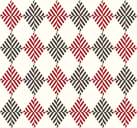 seamless geometric rhombus patternのイラスト素材