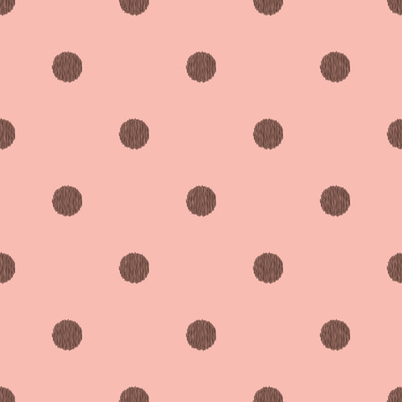 seamless polka dots pattern のイラスト素材