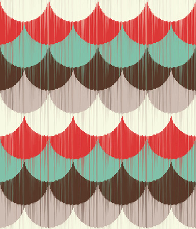 seamless fish scale pattern のイラスト素材