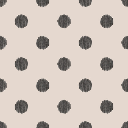 seamless geometric polka dots pattern のイラスト素材