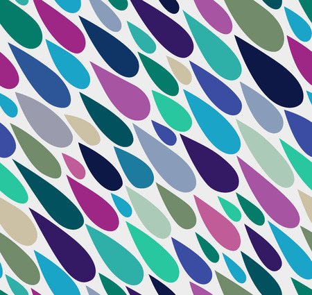 Colorful water drop seamless pattern  のイラスト素材