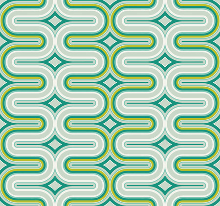 seamless abstract scroll pattern のイラスト素材