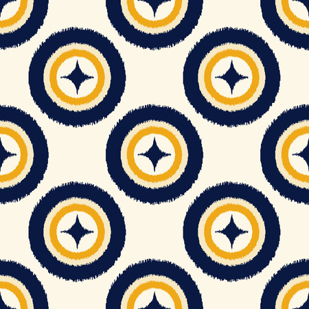 seamless geometric round circle patternのイラスト素材