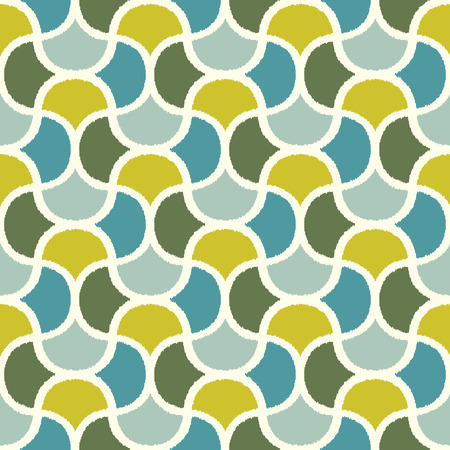 seamless abstract wave patternのイラスト素材