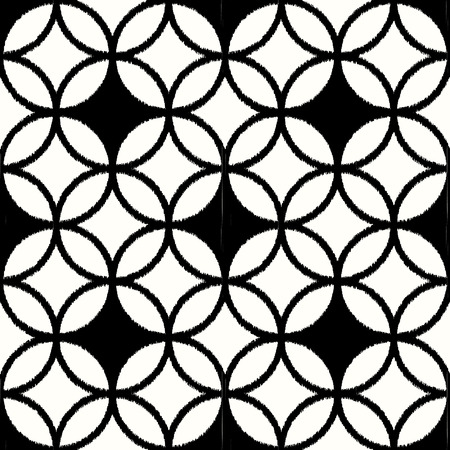 seamless abstract curve diamond patternのイラスト素材