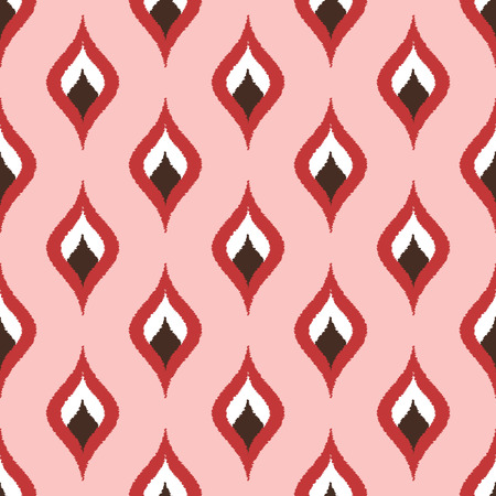 seamless abstract curve ornament scribble patternのイラスト素材